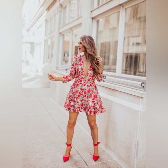 Revolve Lovers and Friends Vira Dress in Dark Nude - Picture 3 of 13